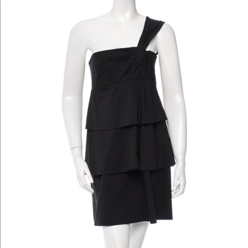 Robert Rodriguez One Shoulder Cocktail Dress